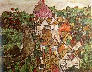 Landscape at Krumau Egon Schiele